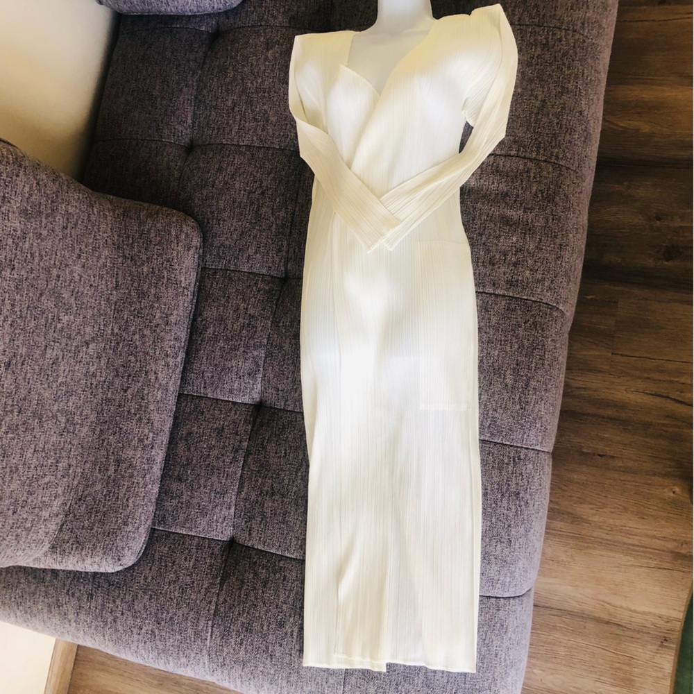 Issei Miyake pleats please long cardigan